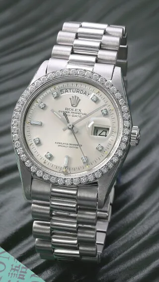 Rolex Day-Date 36 1804 36mm Platinum Silver