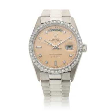 Rolex Day-Date 36 18049 36mm White gold Champagne