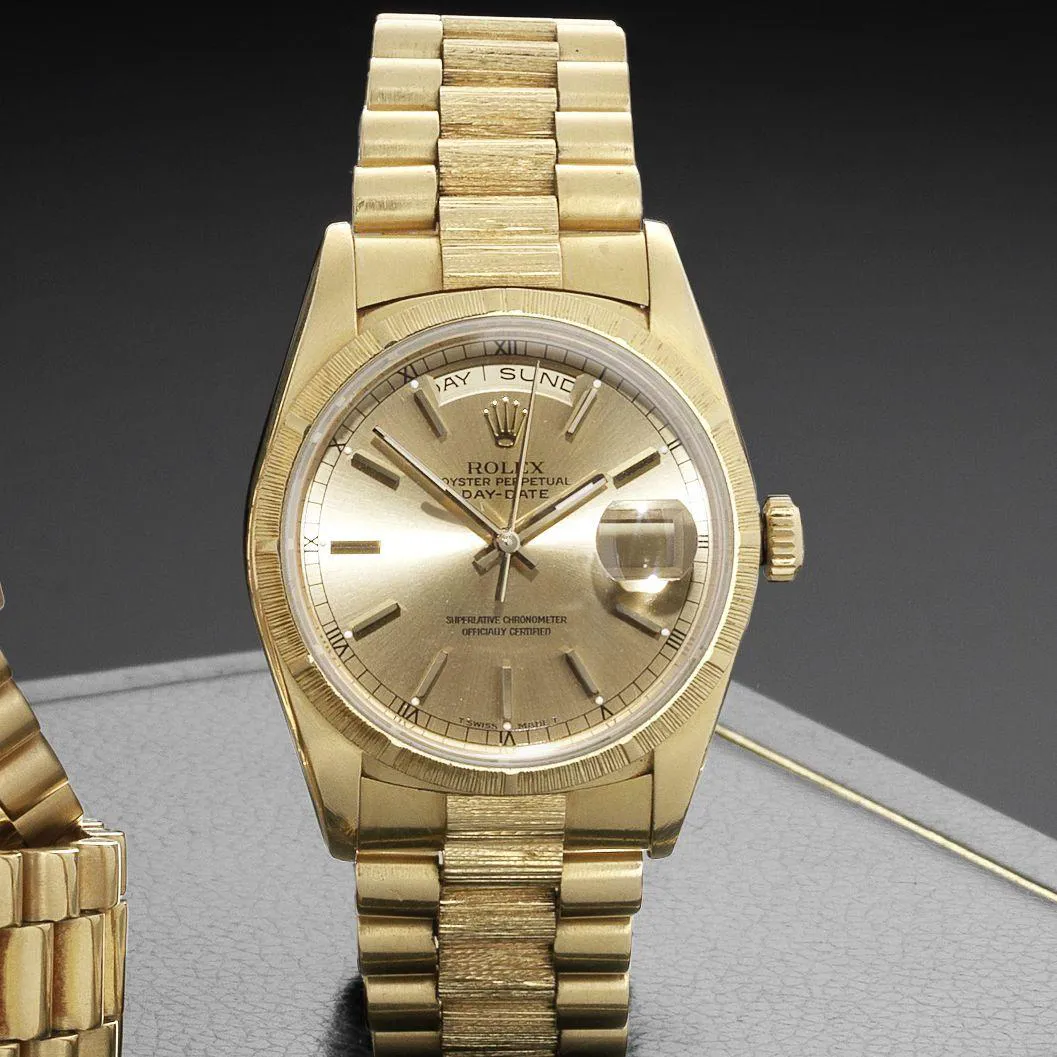 Rolex Day-Date 36 18248 36mm Yellow gold Champagne