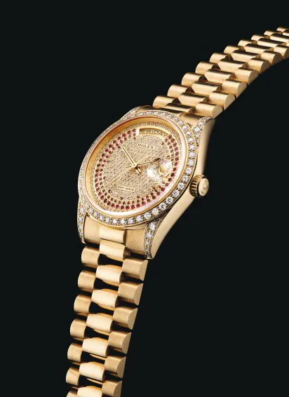 Rolex Day-Date 36 18338 36mm Yellow gold Diamond