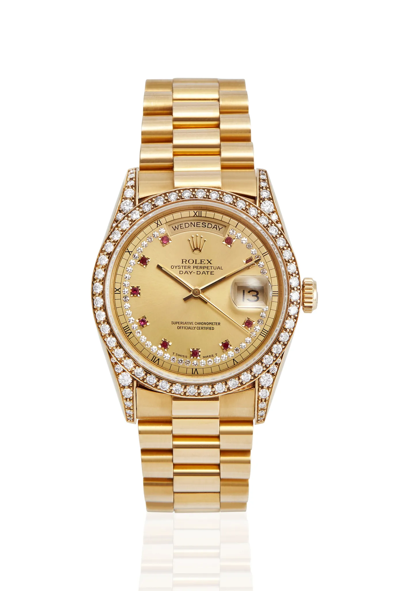 Rolex Day-Date 36 18388 36mm Yellow gold Champagne