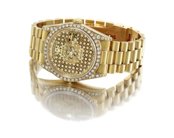 Rolex Day-Date 36 18388 36mm Yellow gold Diamond