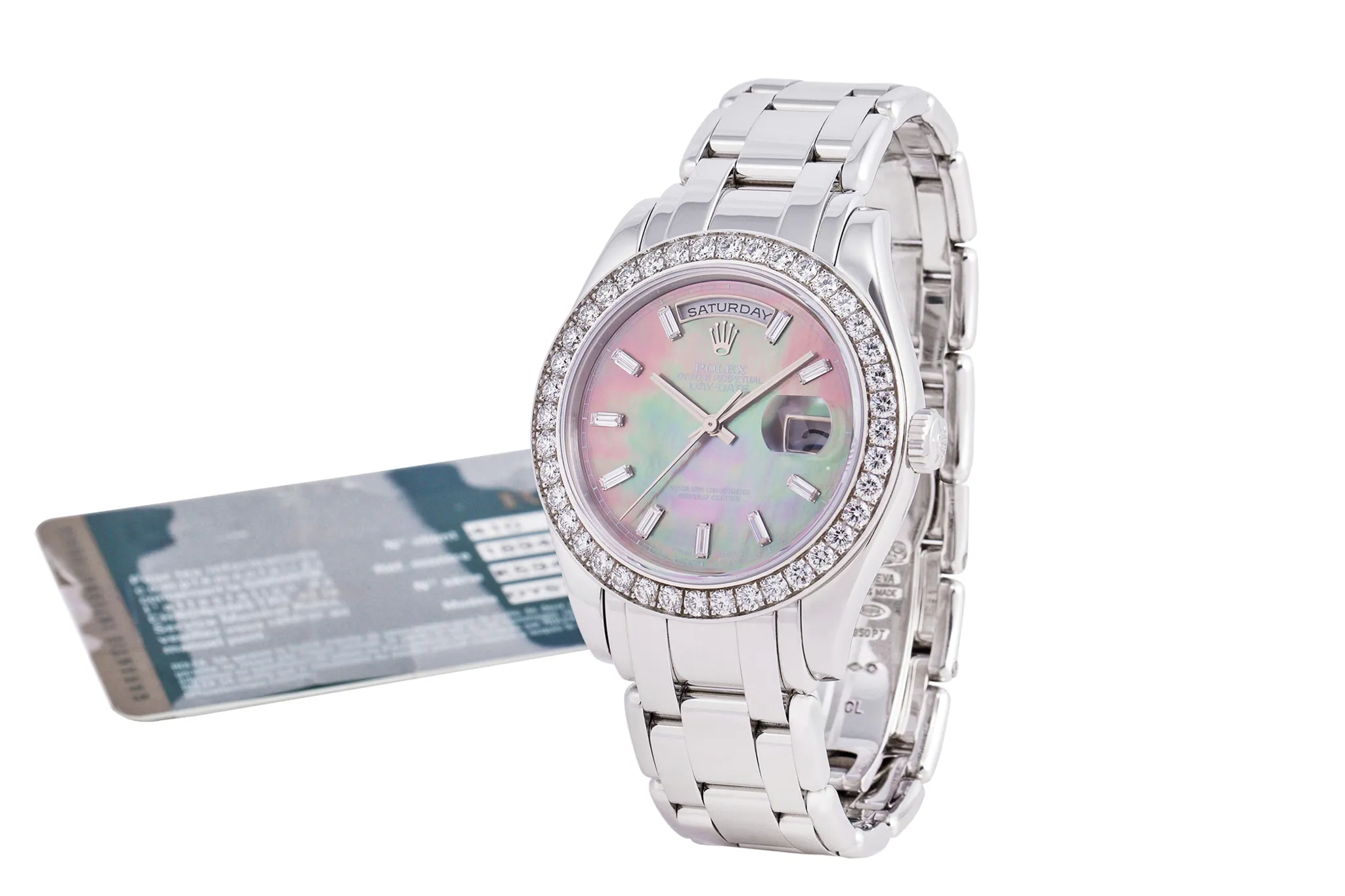 Rolex Day-Date 18946 39mm Platinum Mother-of-pearl 1