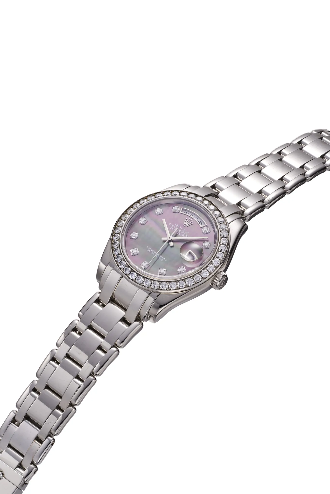 Rolex Day-Date 18946 39mm Platinum Mother-of-pearl