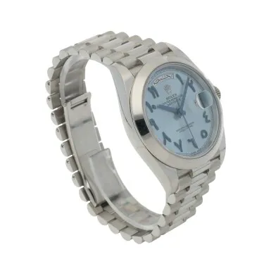 Rolex Day-Date 40 228206 40mm Platinum Blue 1