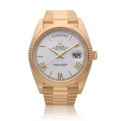 Rolex Day-Date 40 228238 41mm Yellow gold White