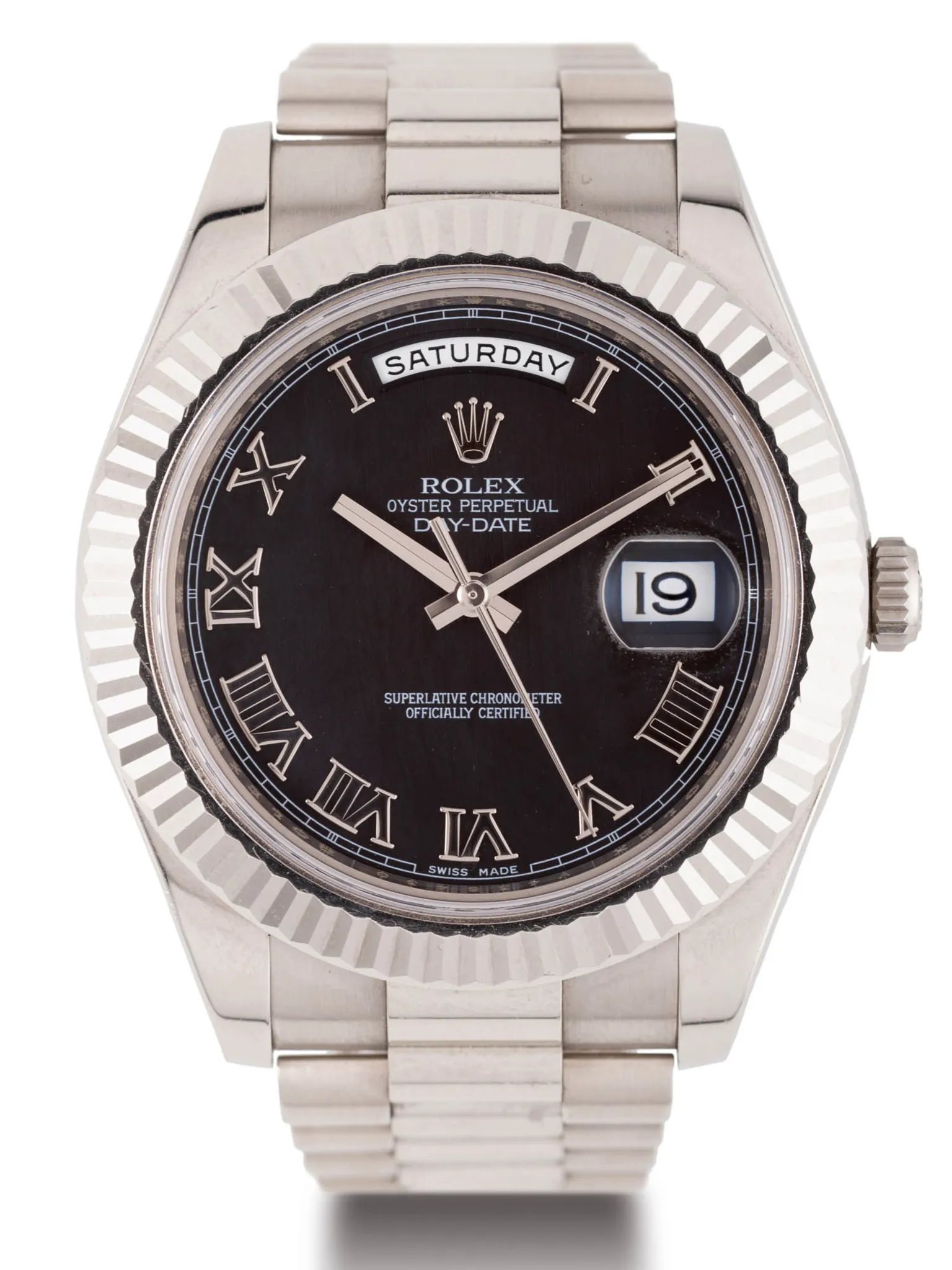 Rolex Day-Date 40 228239 40mm White gold Black