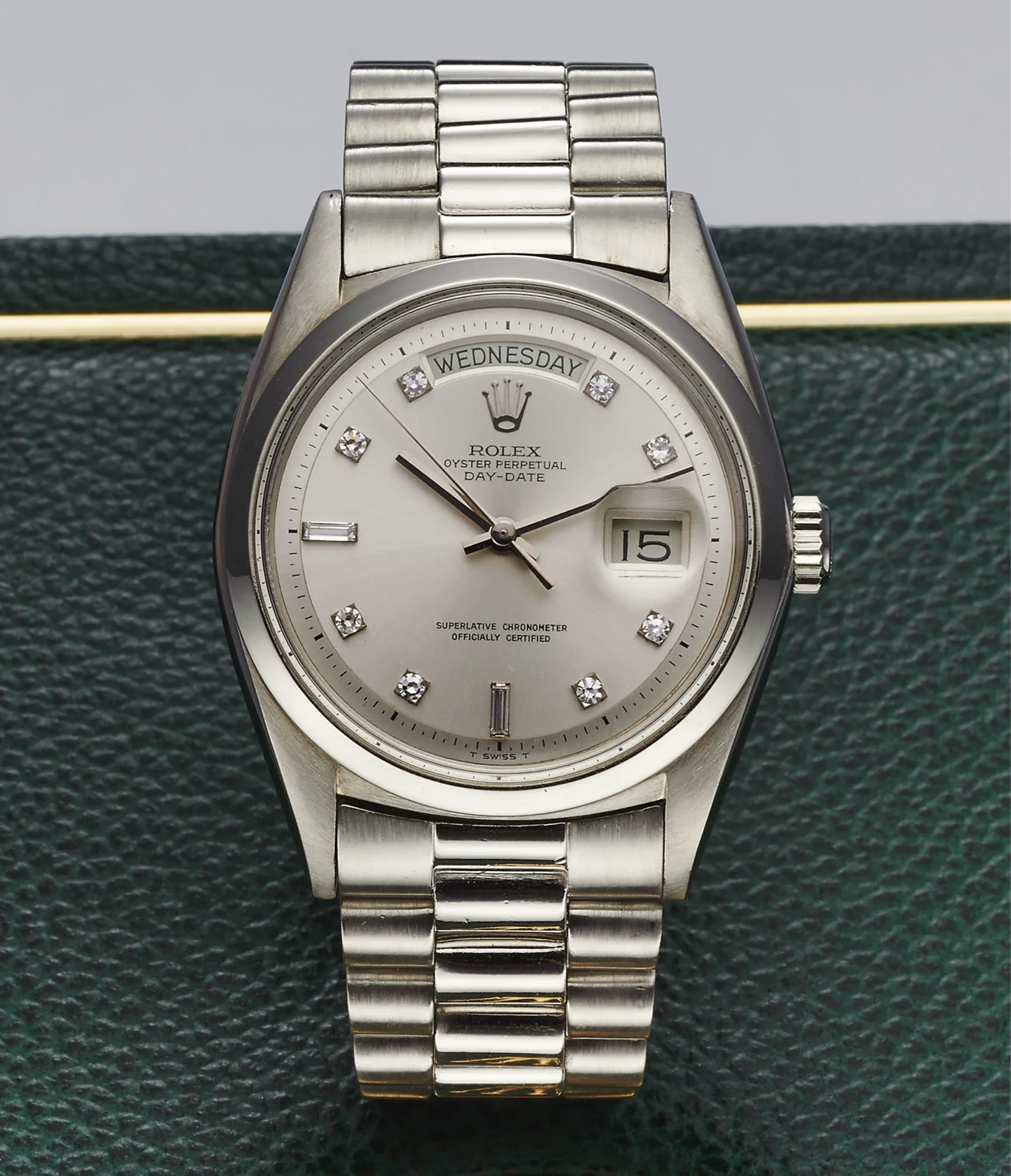 Rolex Day-Date 36 1802 36mm Yellow gold Silver