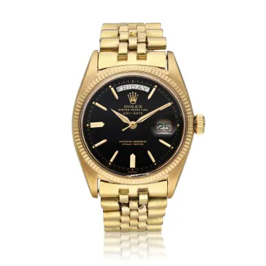 Rolex Day-Date 6611 36mm Yellow gold Black