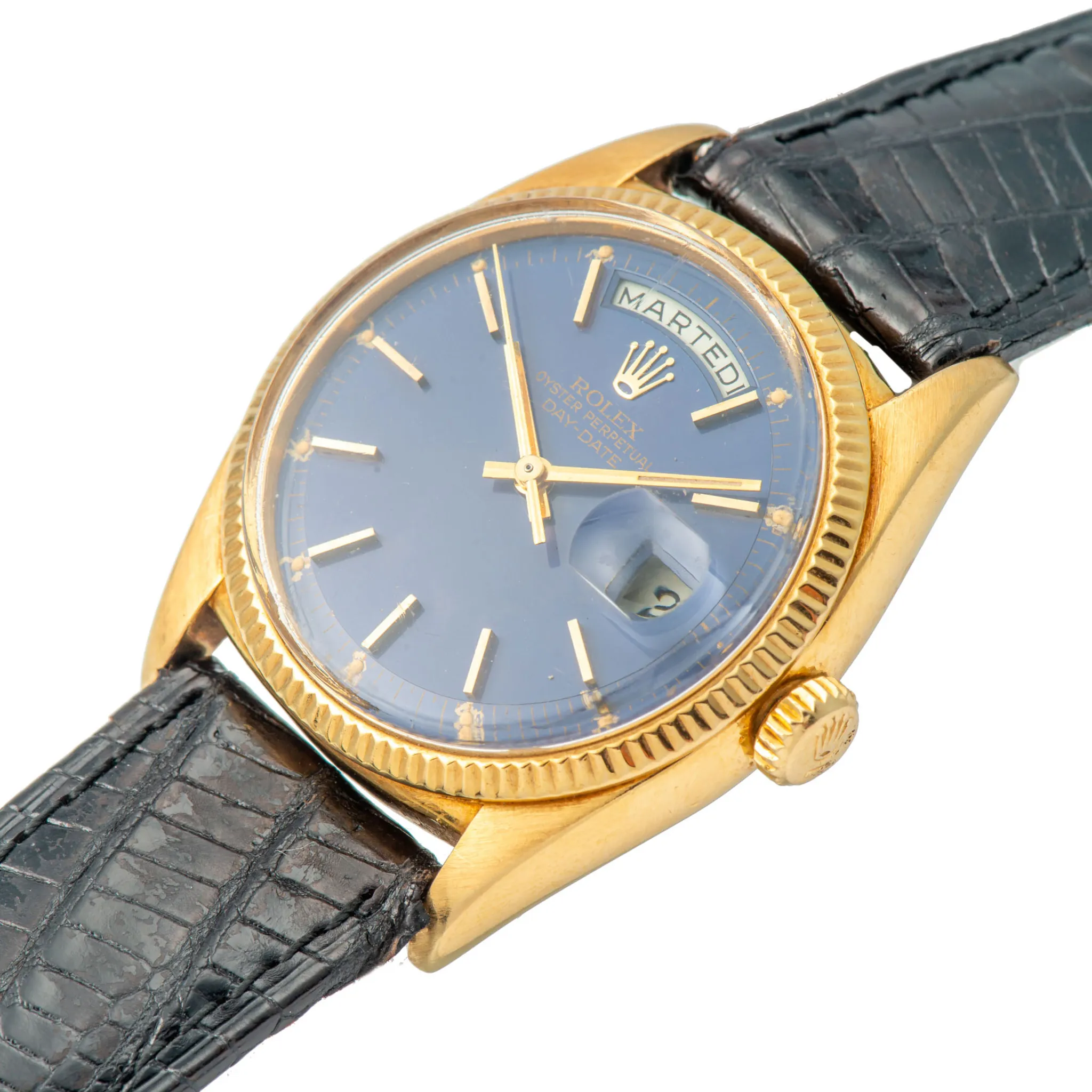 Rolex Day-Date 6611 36mm Yellow gold Blue