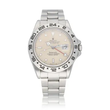 Rolex Explorer II 16550 40mm Stainless steel Cream