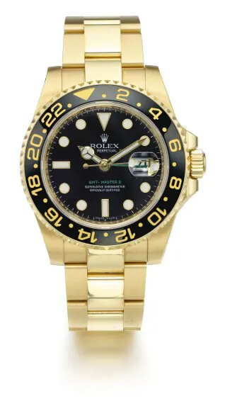 Rolex GMT-Master II 116718 40mm Yellow gold Black