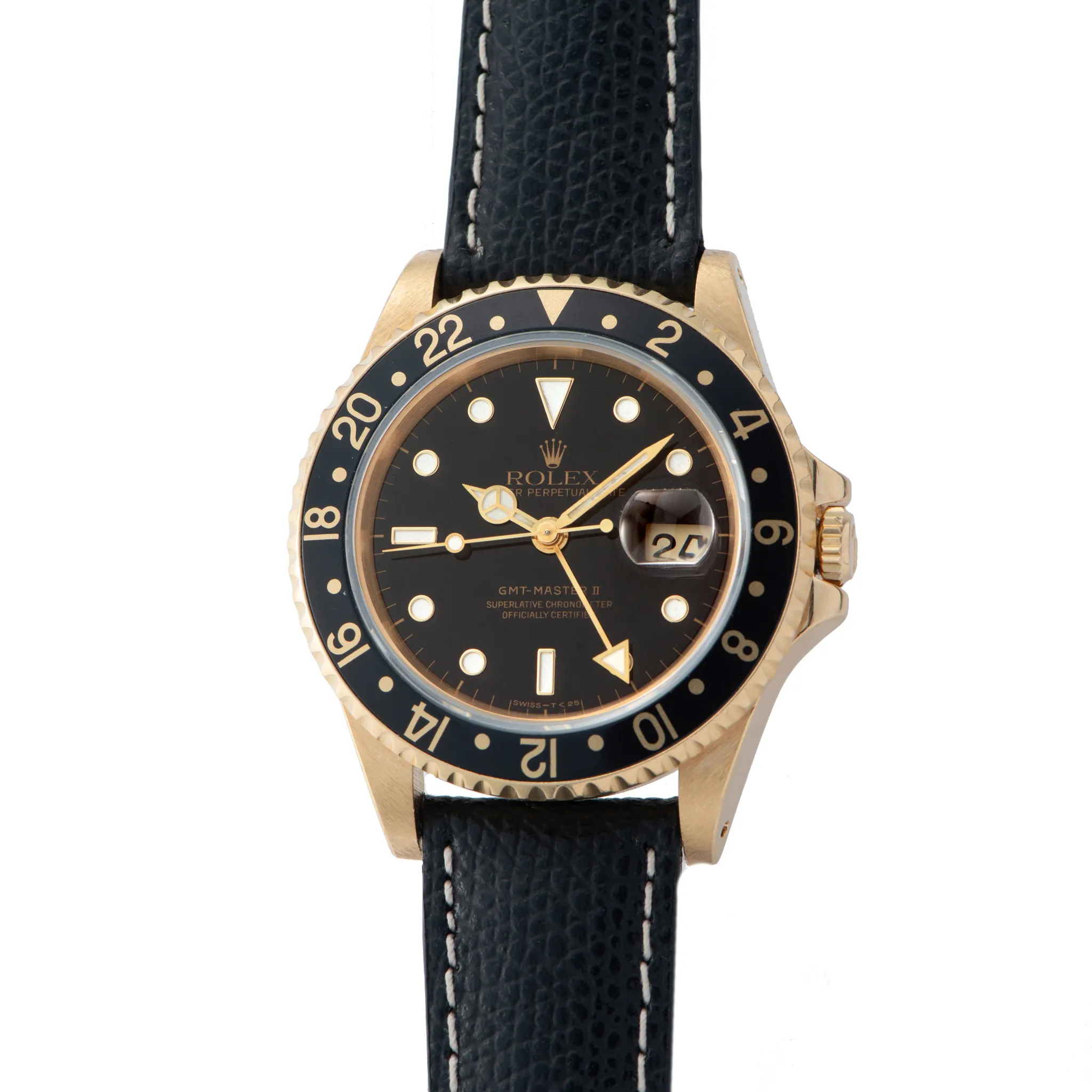 Rolex GMT-Master II 16718 40mm Yellow gold Black