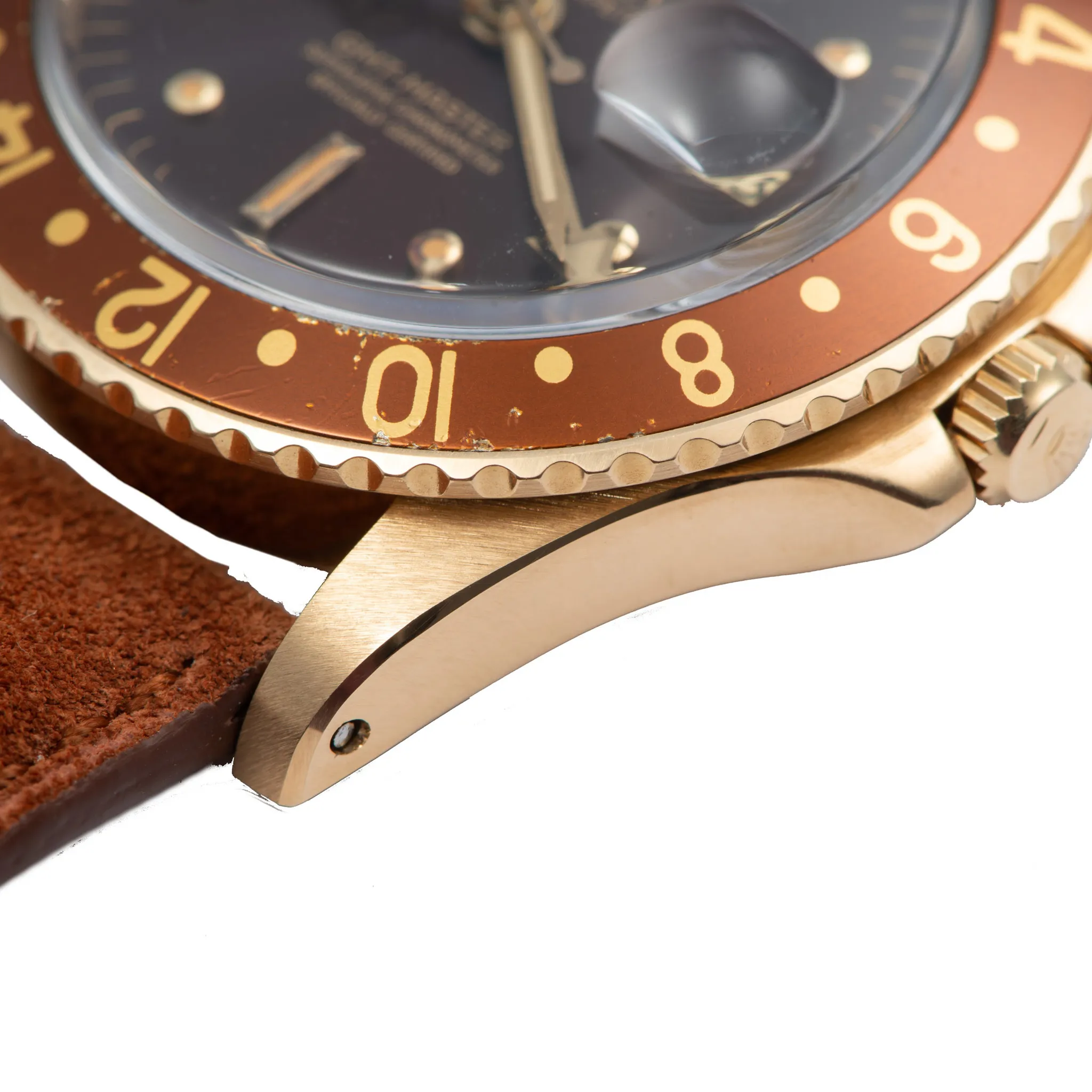 Rolex GMT-Master 16758 40mm Yellow gold Brown