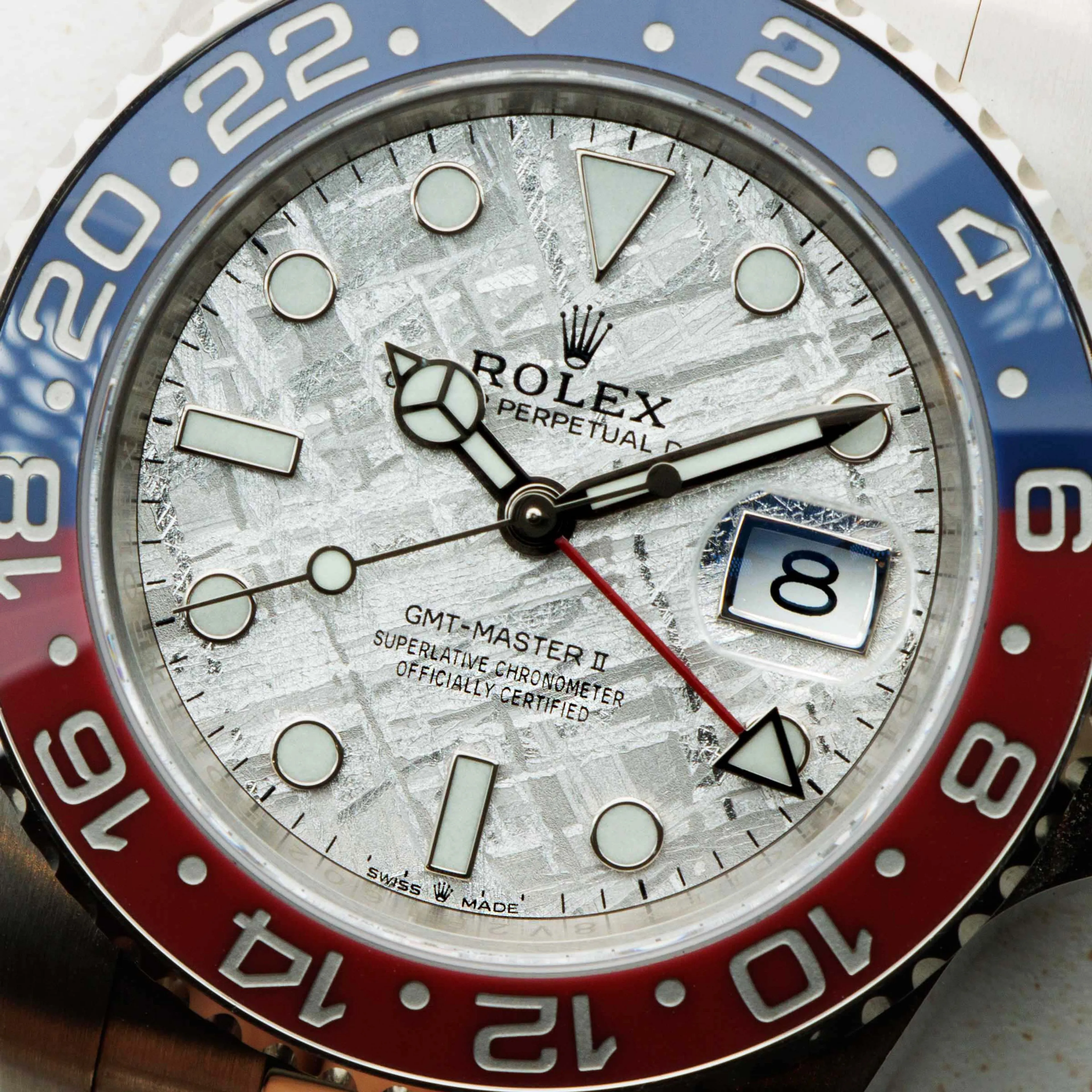 Rolex GMT-Master II 126719BLRO 40mm White gold Silver 10