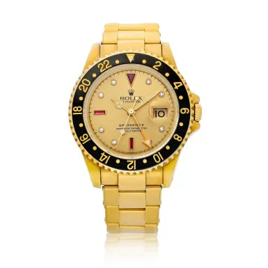 Rolex GMT-Master II 16718 40mm Yellow gold Champagne