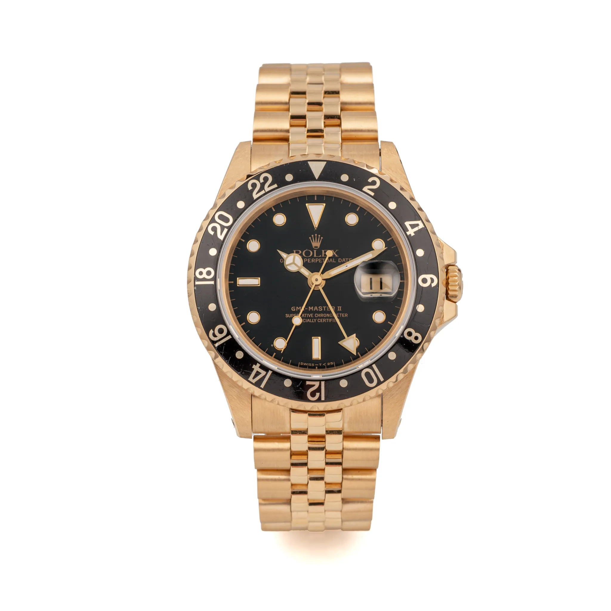 Rolex GMT-Master II 16718 40mm Yellow gold Black 1