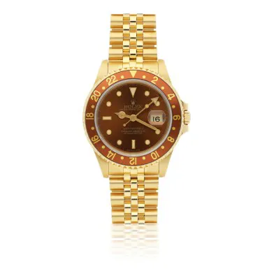 Rolex GMT-Master II 16718 40mm Yellow gold Brown