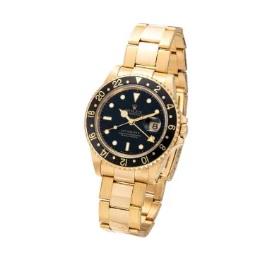 Rolex GMT-Master II 16718 40mm Yellow gold Black 2