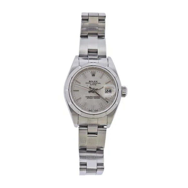 Rolex Oyster Perpetual Date 79190 26mm Stainless steel Silver