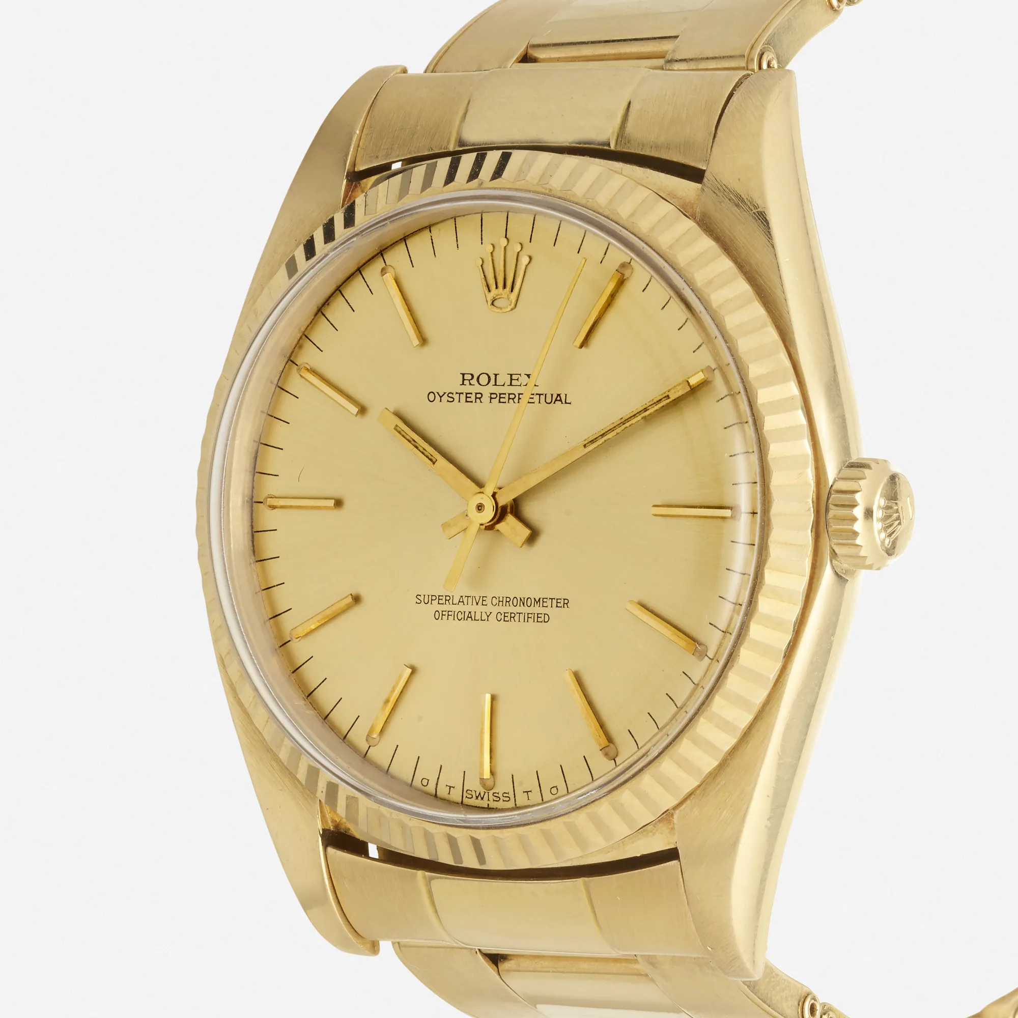 Rolex Oyster Perpetual 36 1013 36mm Yellow gold Champagne 1