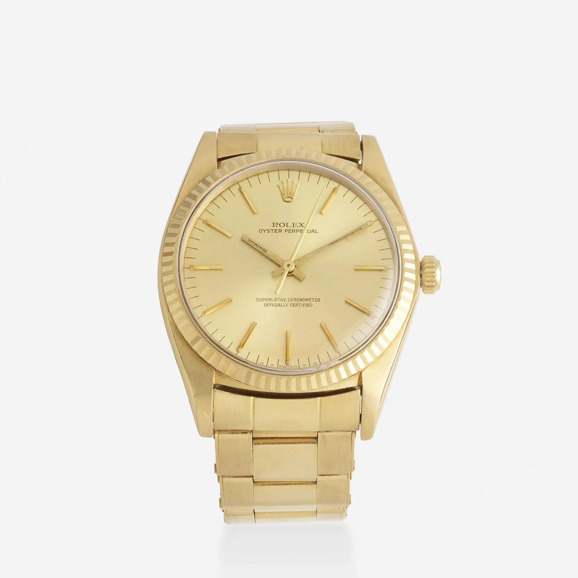 Rolex Oyster Perpetual 36 1013 36mm Yellow gold Champagne 3