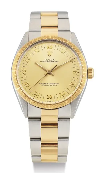 Rolex Oyster Perpetual 34 1038 34mm Yellow gold and Stainless steel Gilt