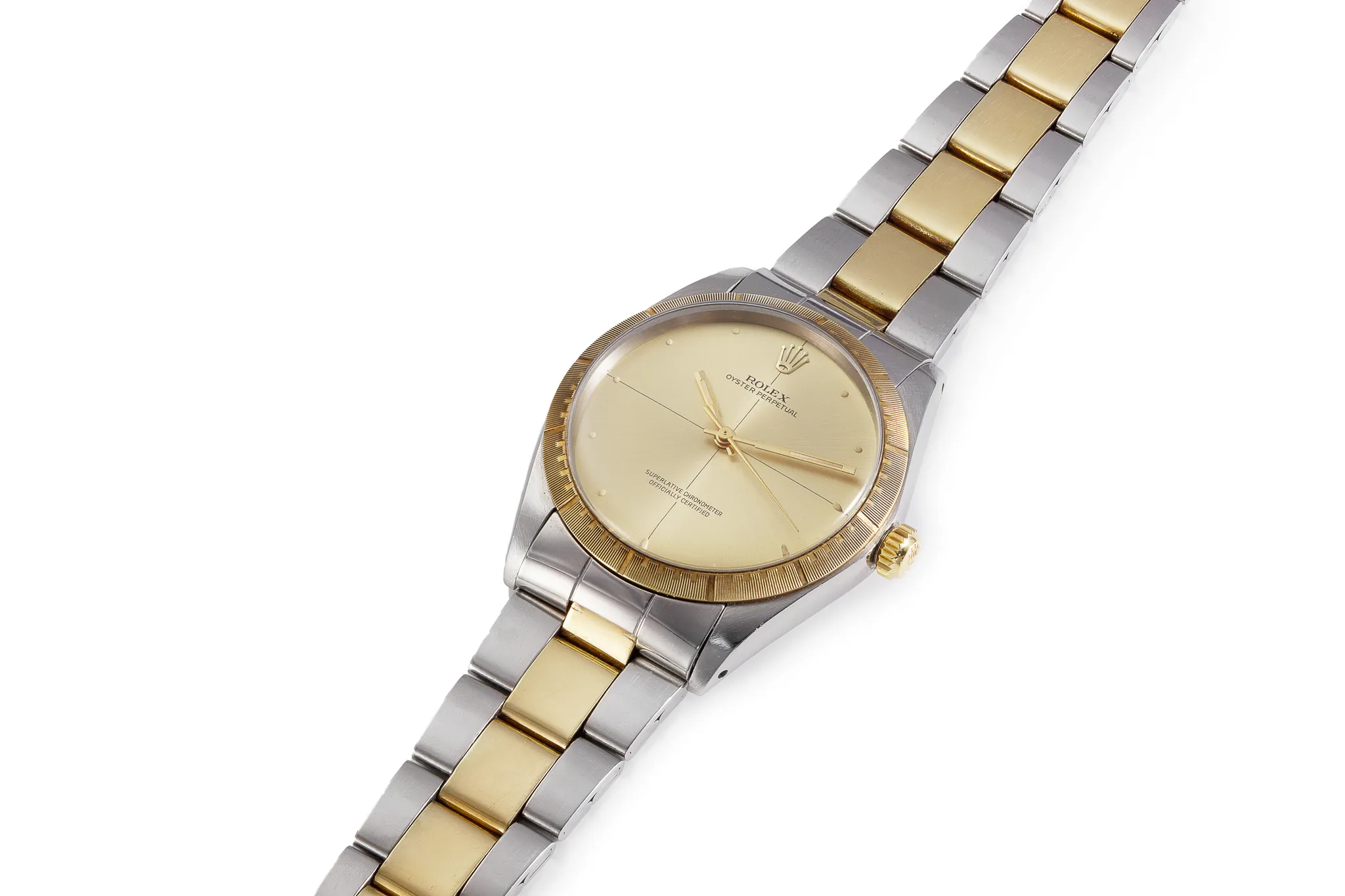 Rolex Oyster Perpetual 34 1038 33.7mm Champagne