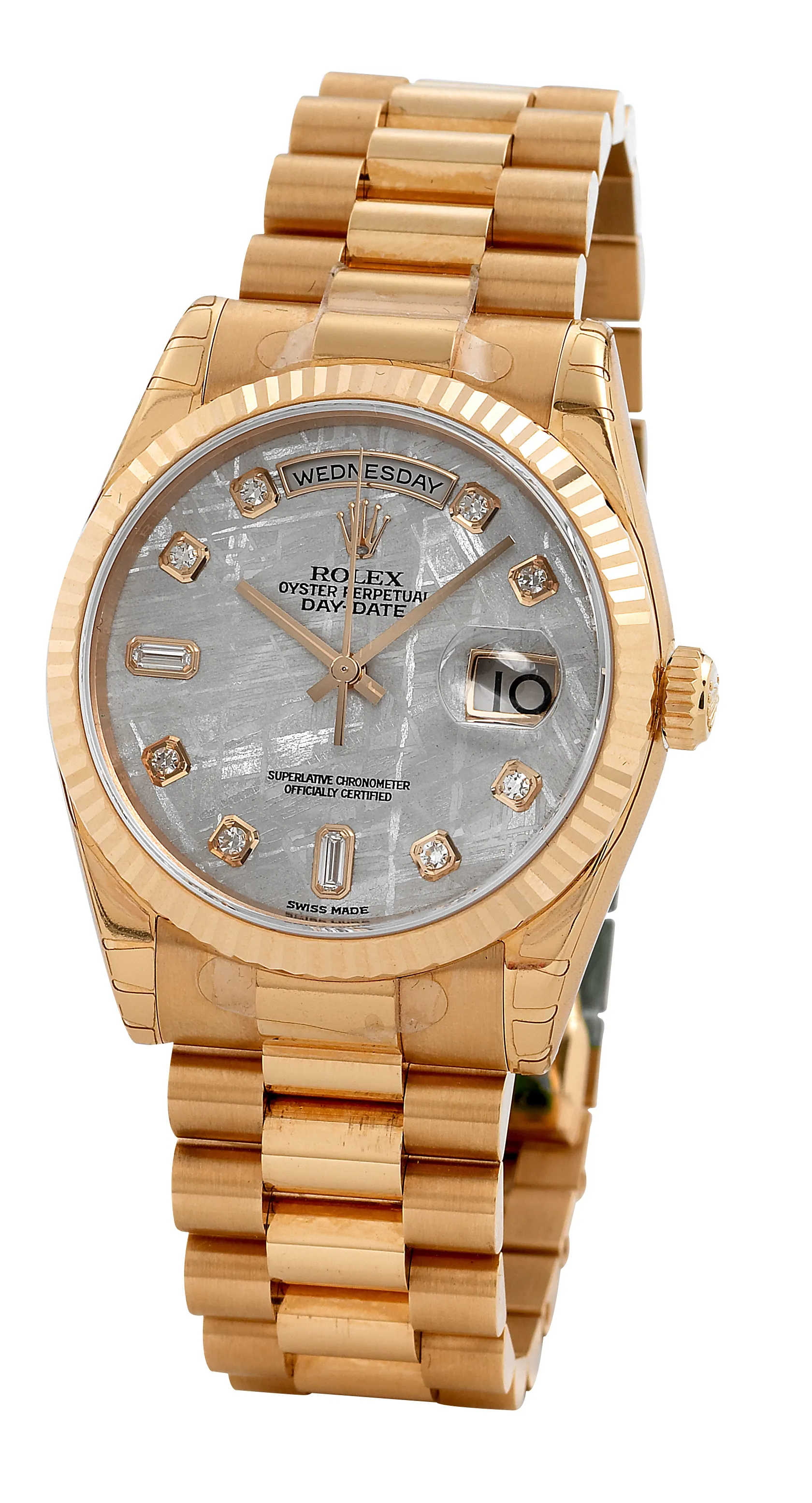 Rolex Day-Date 36 118235 36mm Rose gold Meteorite