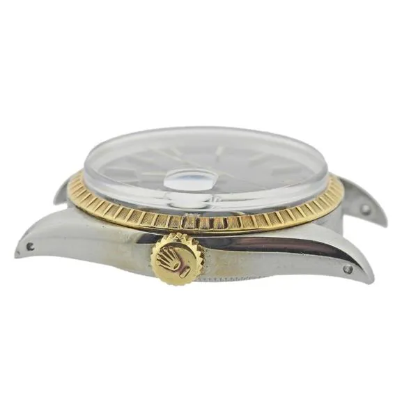 Rolex Oyster Perpetual Date 1505 34mm Yellow gold and Stainless steel Black 2