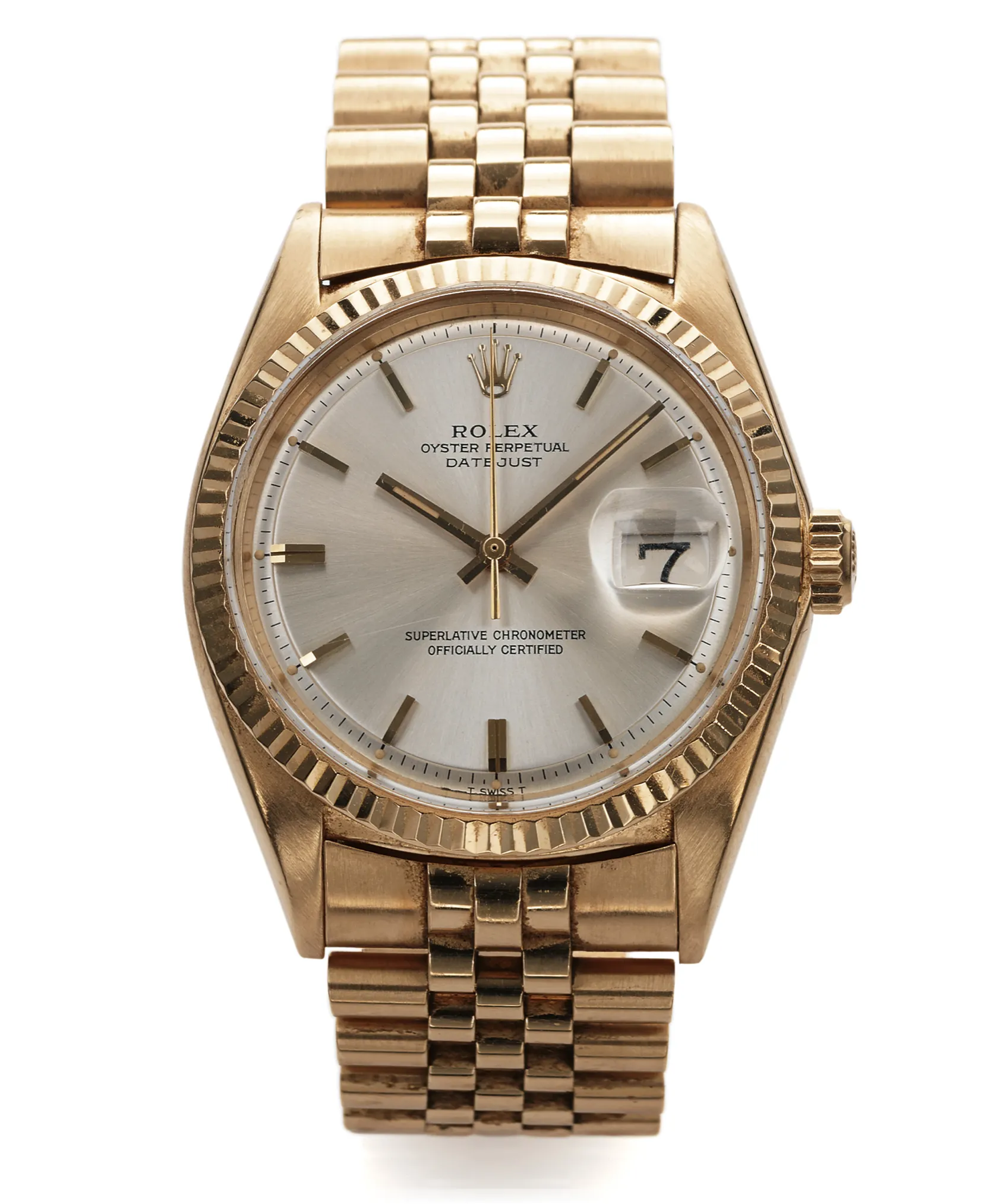 Rolex Datejust 36 1601 36mm Yellow gold Tonneau-shaped