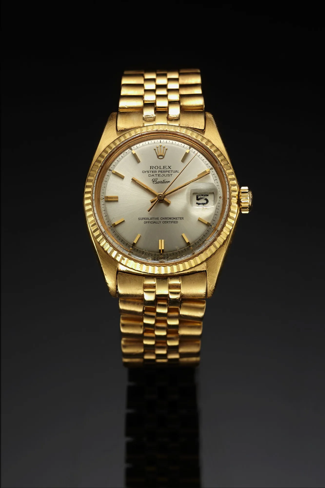 Rolex Datejust 36 1601 36mm Yellow gold Silver