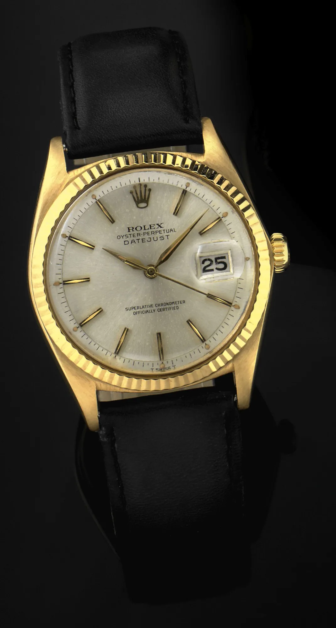 Rolex Datejust 36 1601 36mm Yellow gold Silver