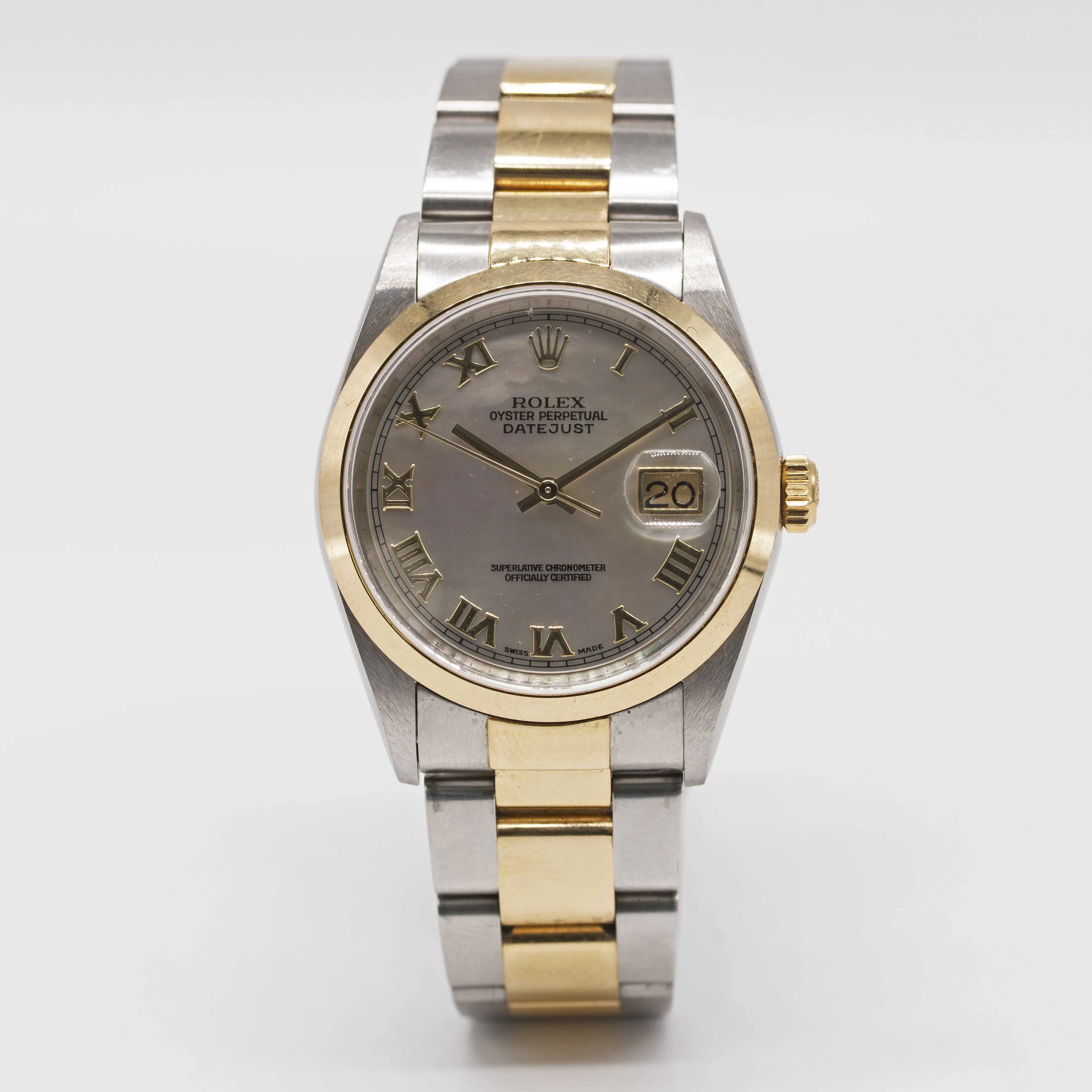 Rolex Datejust 36 16203 36mm Yellow gold and Stainless steel Mother-of-pearl 1