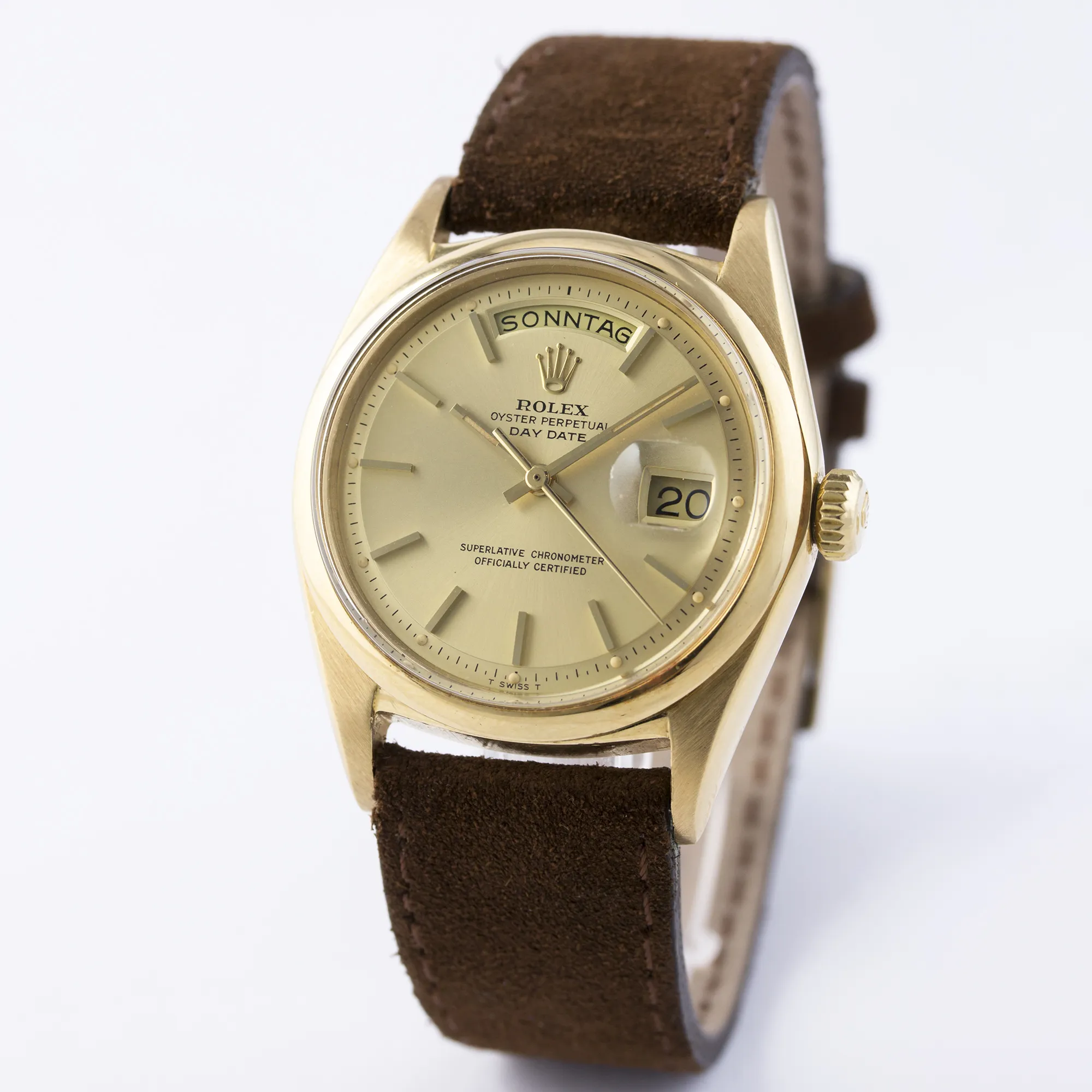 Rolex Day-Date 36 1811 36mm Yellow gold Champagne