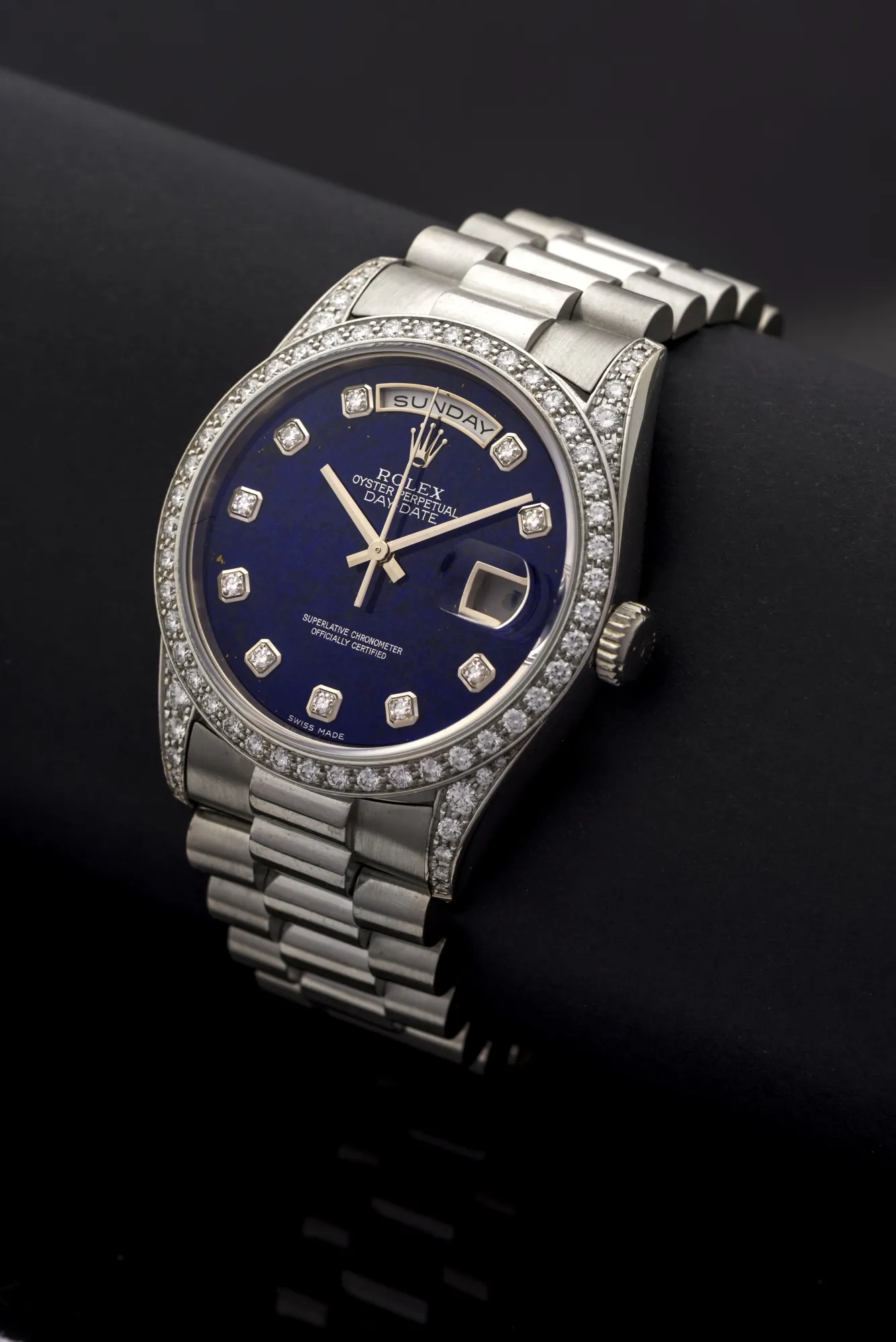 Rolex Day-Date 36 18296 36mm Platinum Lapis lazuli