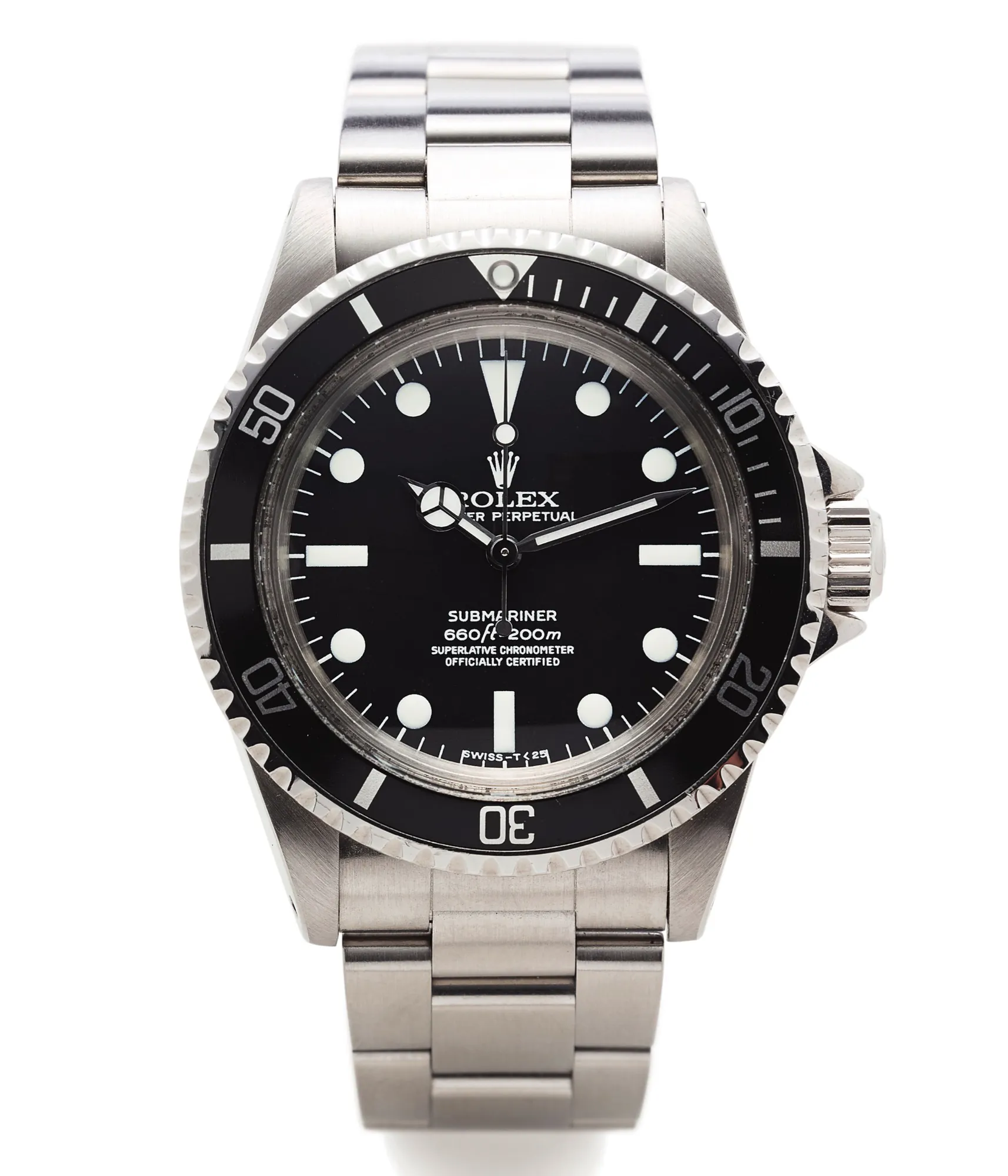 Rolex Submariner 5512 40mm Stainless steel Black