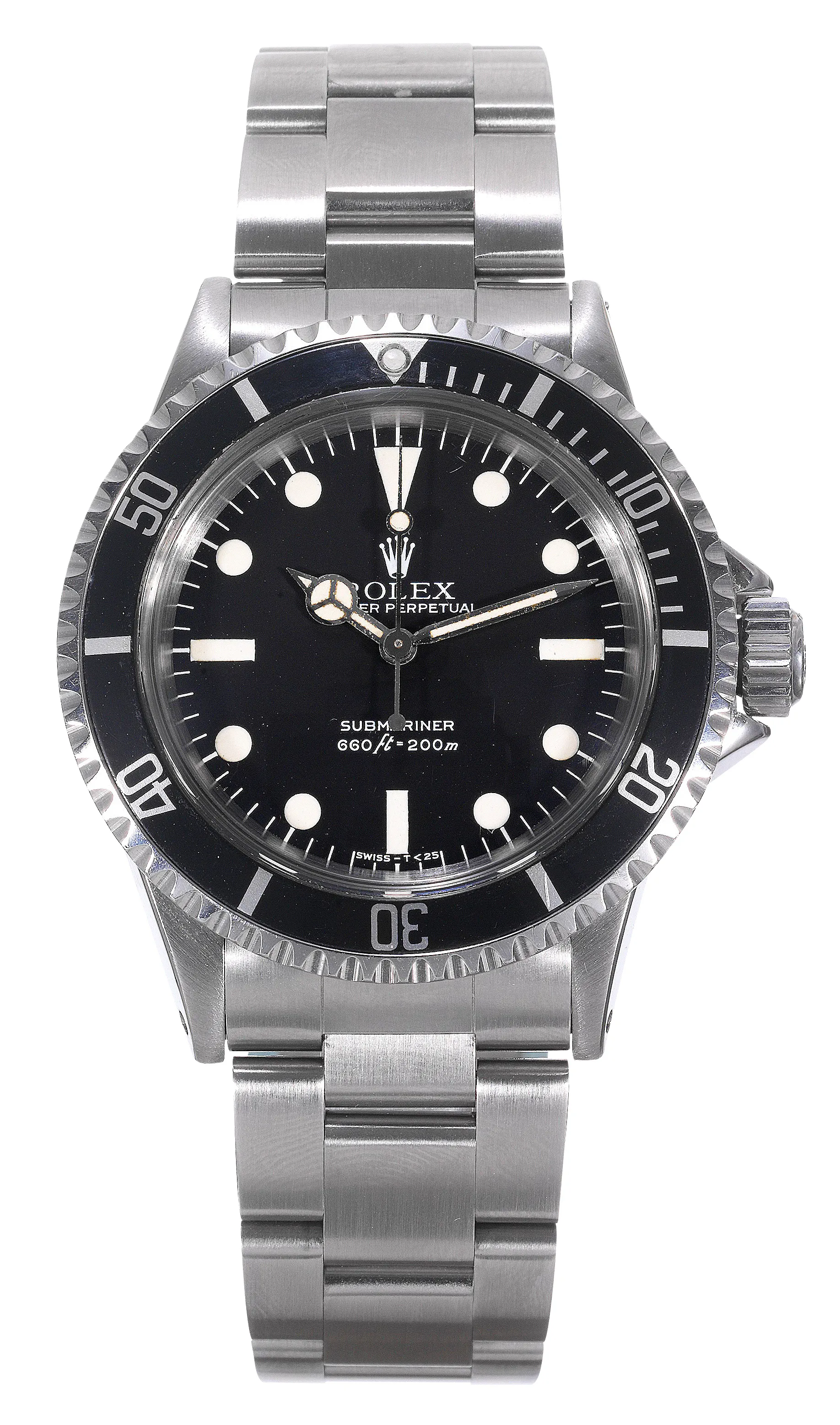 Rolex Submariner 5513 40mm Stainless steel Black