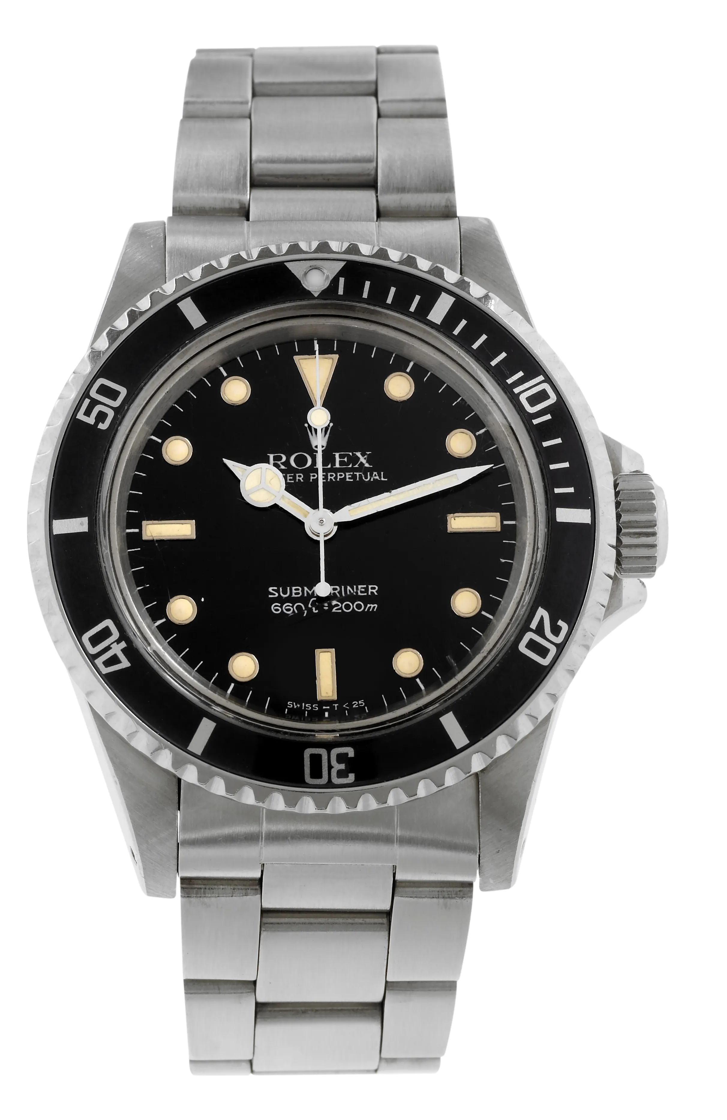 Rolex Submariner 5513 40mm Stainless steel Black