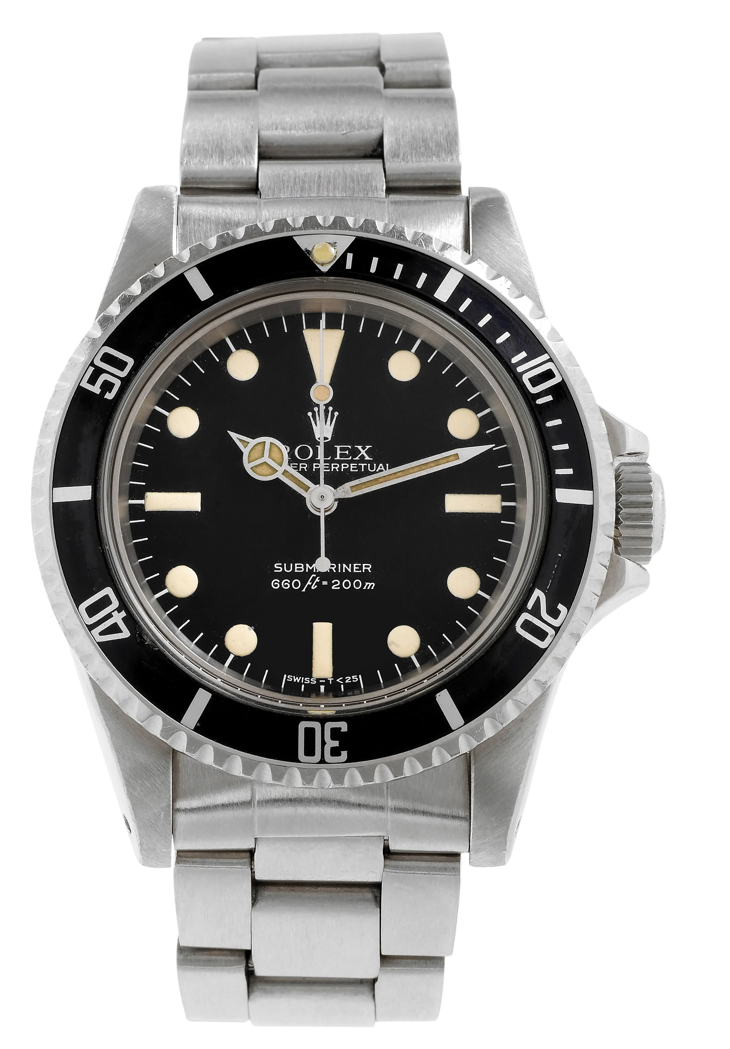 Rolex Submariner 5513 40mm Stainless steel Black