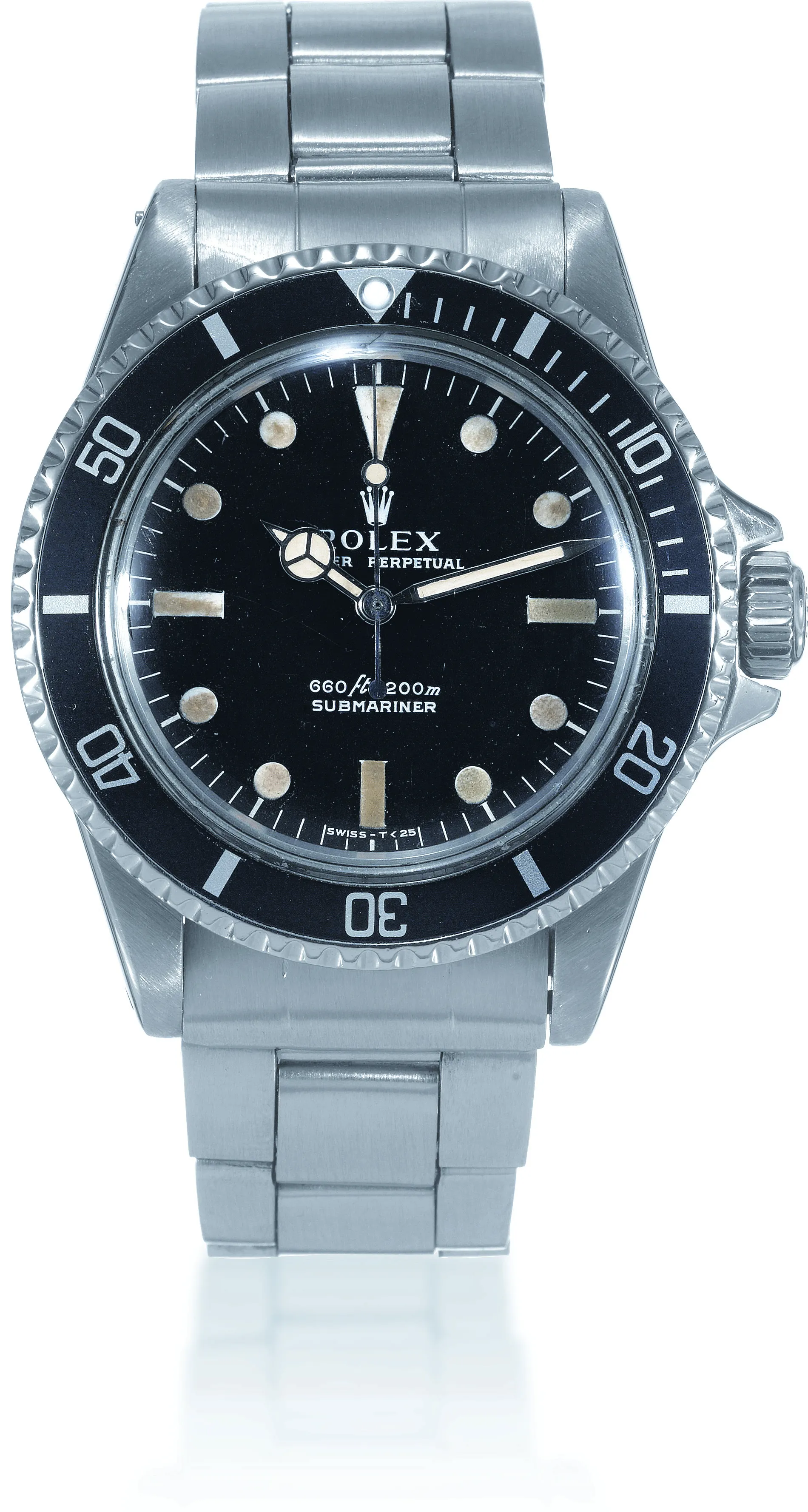 Rolex Submariner 5513 40mm Stainless steel Black