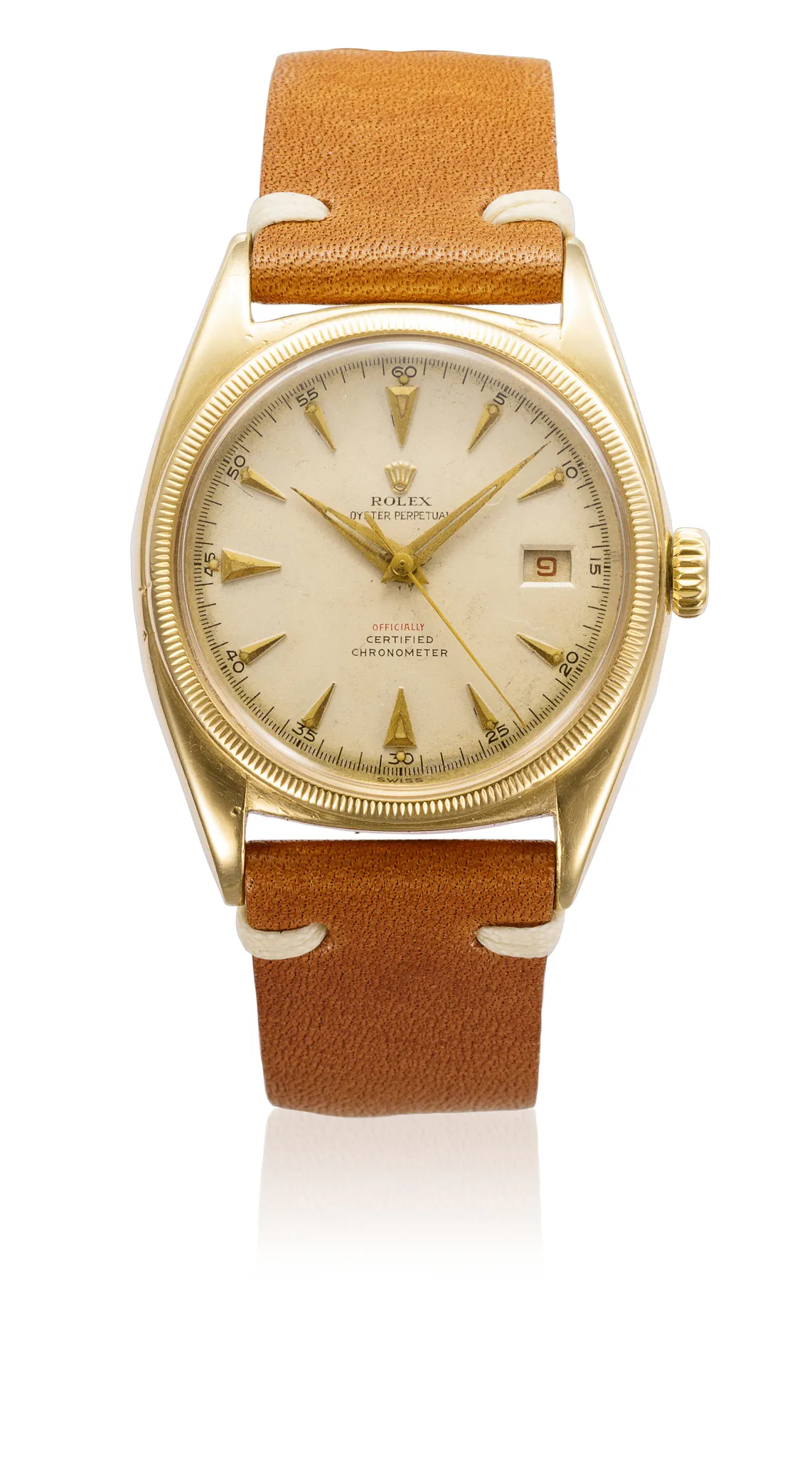 Rolex Oyster Perpetual 6075 35mm Cream