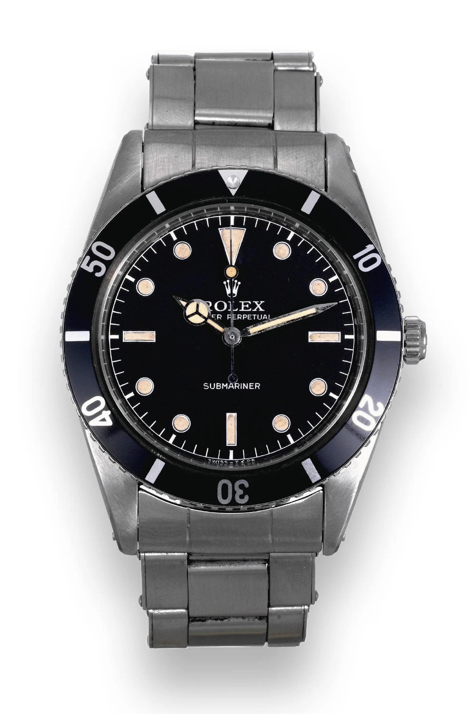 Rolex Submariner 6204 37mm Stainless steel Black