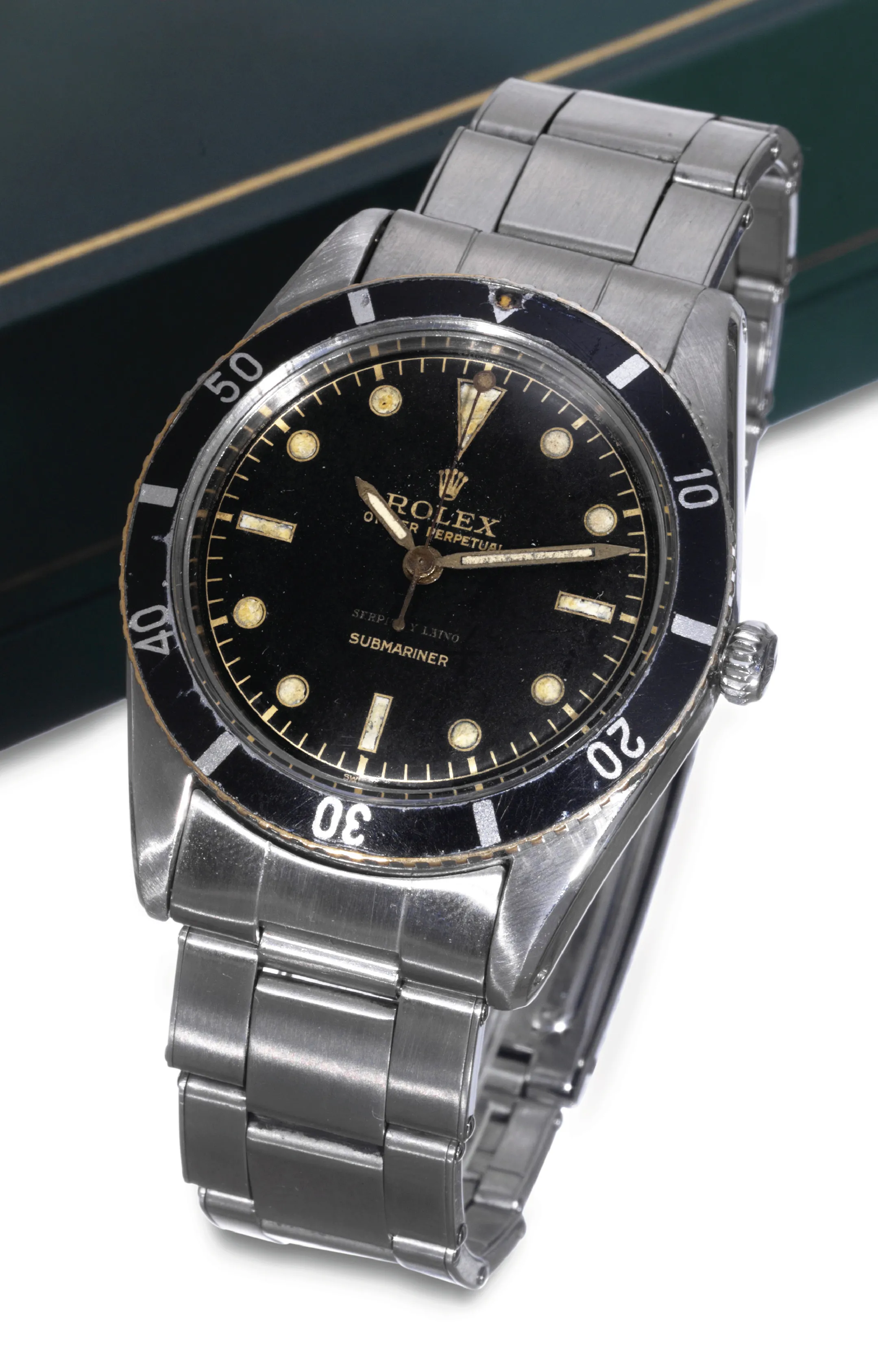 Rolex Submariner 6204 37mm Stainless steel Black