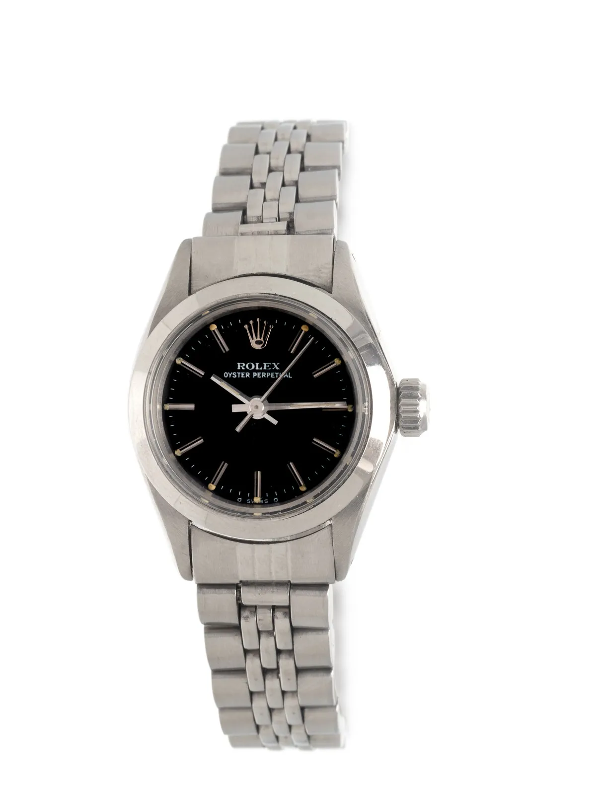 Rolex Oyster Perpetual 26 6718 24mm Stainless steel Black