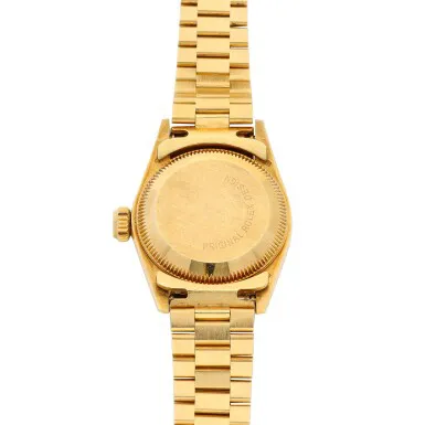 Rolex Oyster Perpetual 26 67198 26mm Yellow gold White 1