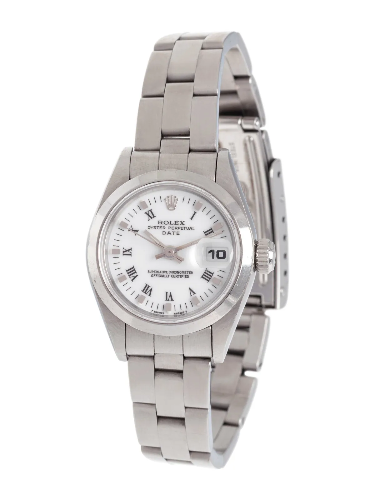 Rolex Oyster Perpetual 69160 25mm Stainless steel White