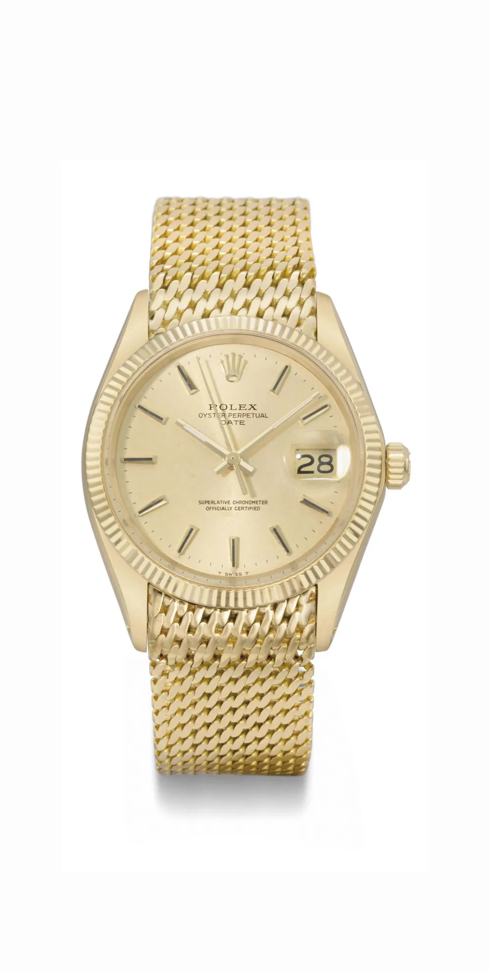 Rolex Oyster Perpetual Date 15038 34.5mm Yellow gold 18K gold