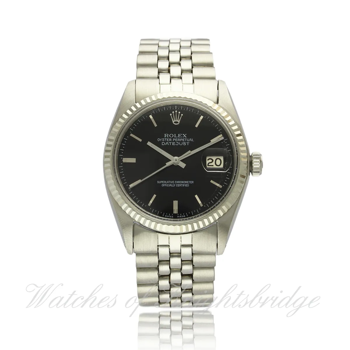 Rolex Datejust 36 1601 36mm Stainless steel Black