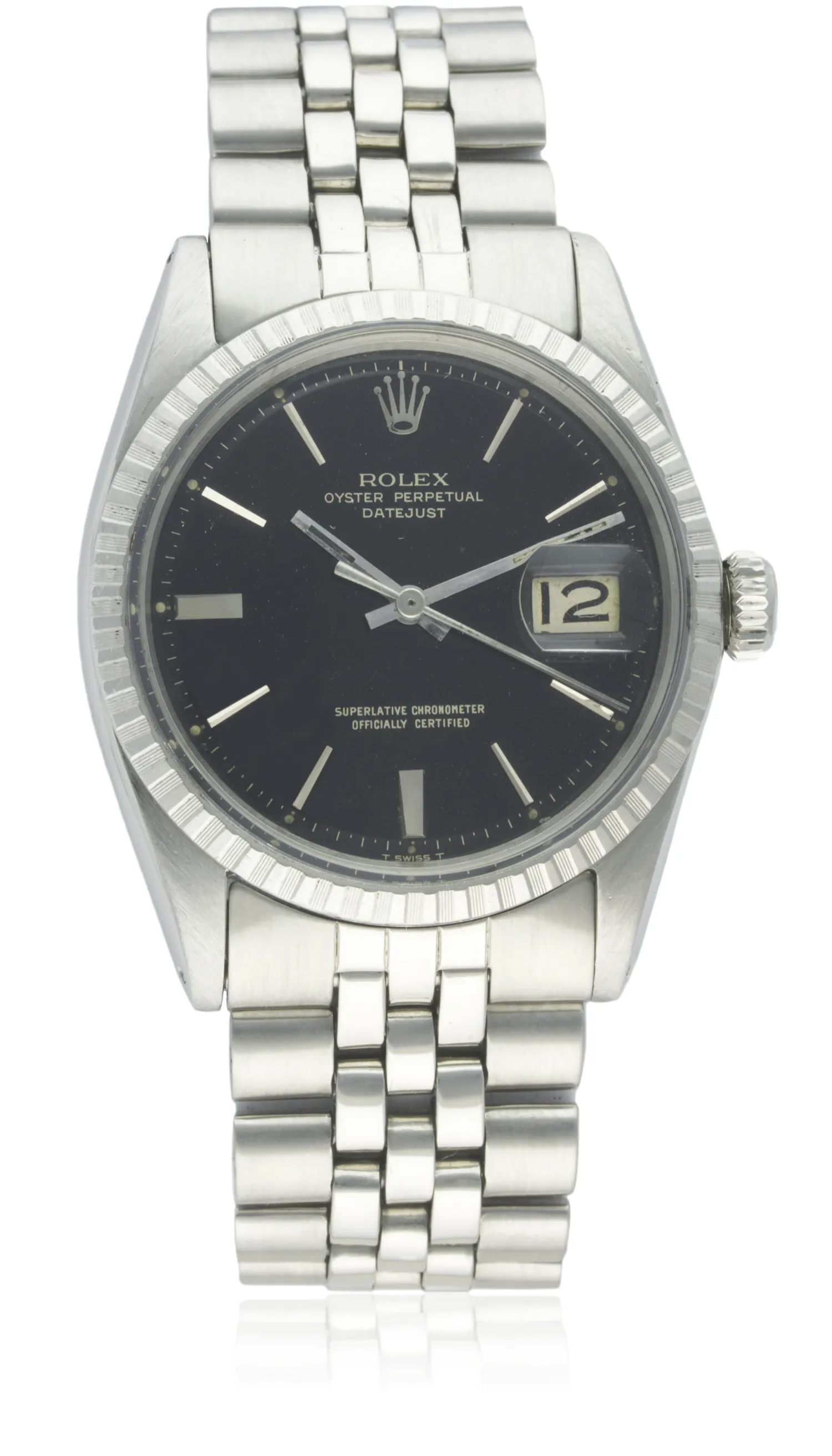 Rolex Datejust 1603 36mm Stainless steel Black